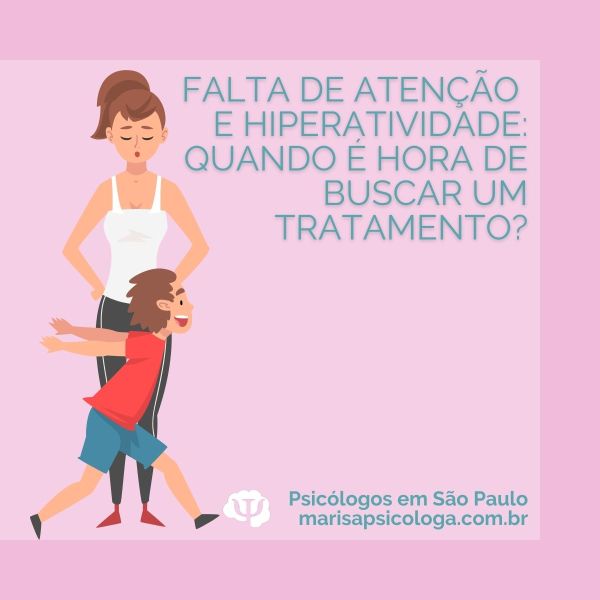 Falta de atenção e hiperatividade