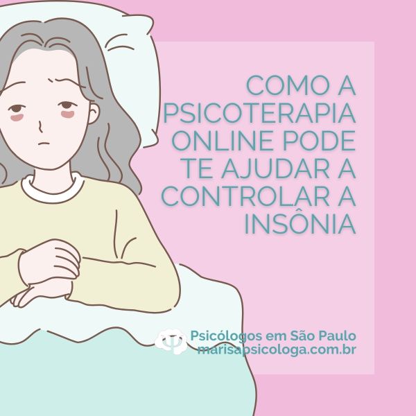 Como a psicoterapia online pode te ajudar a controlar a insônia